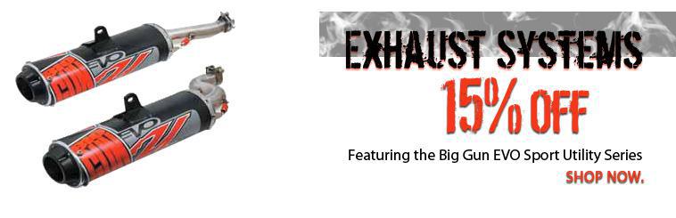 Click here to save 15% on exhaust systems.