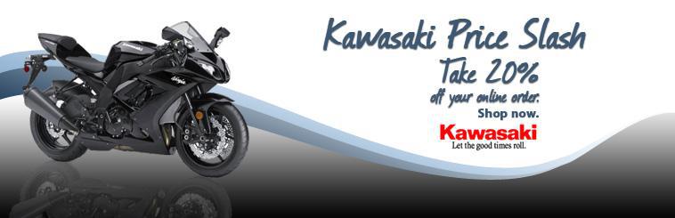 Kawasaki price slash: Take 20% off your online order. Click here to shop.