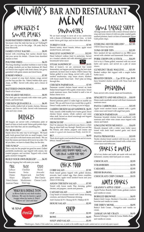 Food Menu 