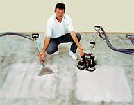 Example of rotary extraction vs scrub wand