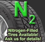 Nitrogen filled tires available at Werbany Tire Town