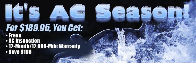 Take advantage of our $189.95 air conditioning service package. Click here for coupon.