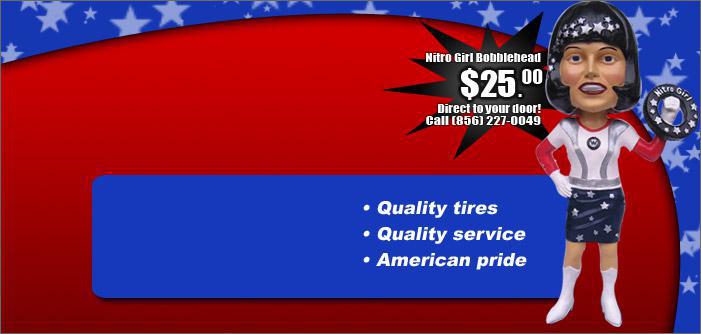 Quality tires, quality service, American pride.