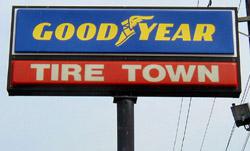 Goodyear Sign