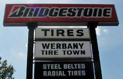 Bridgestone Sign