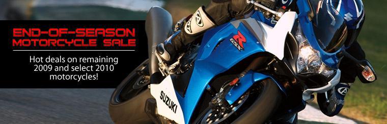 Click here for hot deals on remaining 2009 and select 2010 motorcycles!