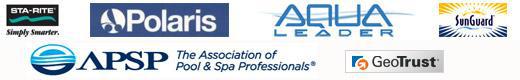 We carry products by Sta-rite, Polaris, Emerald Spas, Aqualeader and Sunguard. We are affiliated with The Association of Pool & Spa Professionals.