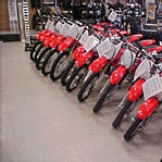 Honda bikes--at Green River Honda!