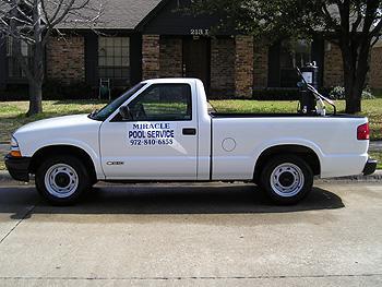 Miracle Pool Service Truck