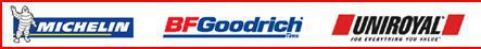 Michelin, BFGoodrich, Uniroyal