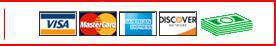 Visa, MasterCard, American Express, Discover, Cash