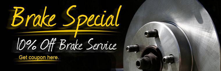 Click here to get 10% off a brake service.