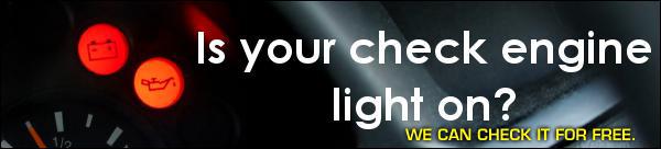 Is your check engine light on?