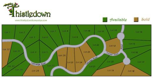 Click here to view our available and sold lots!