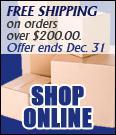 Shop online and get free shipping on orders over $200. Offer ends December 31.