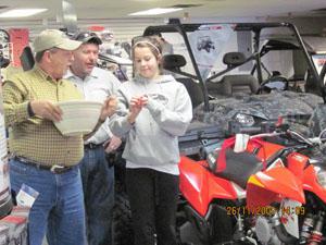 2008 Polaris Outlaw 450 Raffle