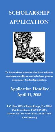 LITDA Scholarship Application