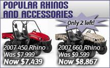 Popular Rhinos and Accessories