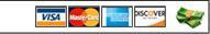 Visa, MasterCard, American Express, Discover, Cash