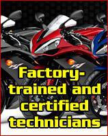 We have factory-trained and certified technicians.