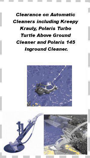 Automatic Cleaners Clearance