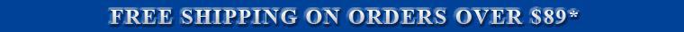 Free shipping on orders over $89*