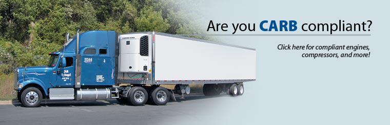 Are you CARB compliant? Click here for compliant engines, compressors, and more!
