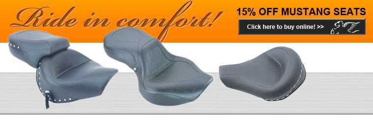 Take 15% off Mustang seats. Click here to buy them online!