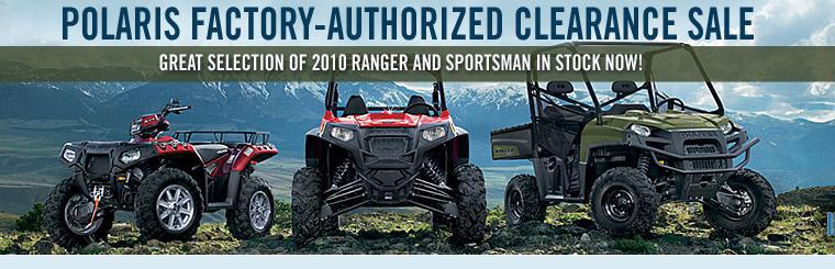 Click here to check out the Polaris Factory-Authorized Clearance inventory.