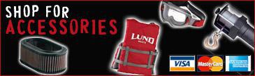 Shop for accessories. We accept Visa, MasterCard, and American Express.