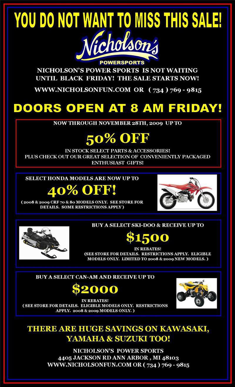 NICHOLSON BLACK FRIDAY