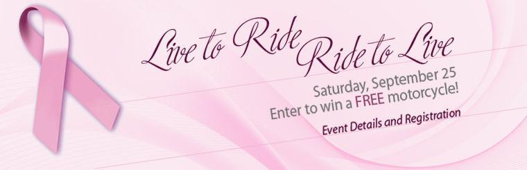 Click here for more information about the Live to Ride, Ride to Live event on September 25.