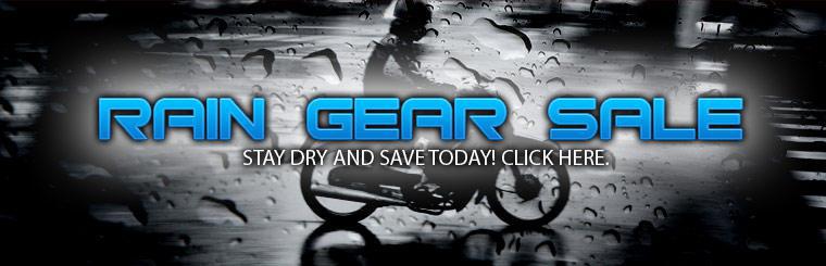 Stay dry and save today during our rain gear sale.
