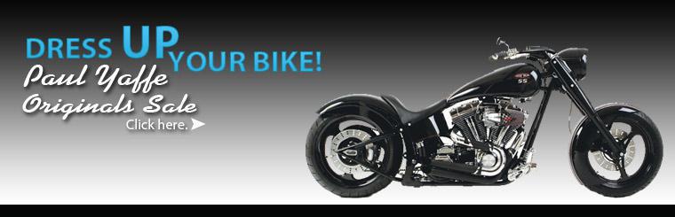 Click here to dress up your bike with products from Paul Yaffe Originals.