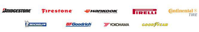 We carry Bridgestone, Firestone, Hankook, Pirelli, Continental, Michelin, BFGoodrich, Yokohama, and Goodyear products.