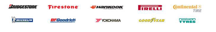 We carry products from Bridgestone, Firestone, Hankook, Pirelli, Continental, Michelin, BFGoodrich, Yokohama, Nokian Tyres, and Goodyear.