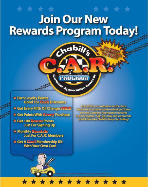 Join Our New Rewards Program Today!