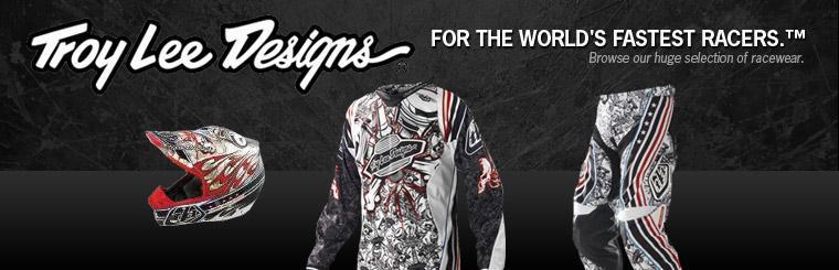 Troy Lee Designs: For the world's fastest racers.™ Browse our huge selection of racewear.
