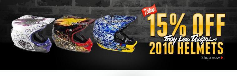 Take 15% off 2010 helmets. Click here to shop now.
