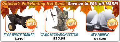October's Fall Hunting Hot Deals: Save up to 50% off MSRP!