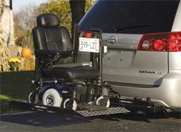 Powerchair Version featuring automatic Hold-Tite arm