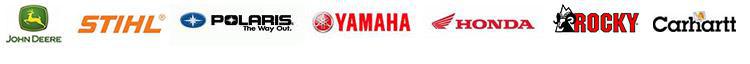 We carry products from John Deere, STIHL, Polaris, Yamaha, Honda, Rocky, and Carhartt.