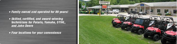 Family owned and operated for 89 years! Skilled, certified, and award-winning technicians for Polaris, Yamaha, STIHL, and John Deere. 4 locations for your convenience.