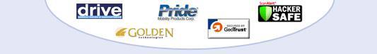 We provide products from Drive Medical< Golden Technologies, and Pride.
