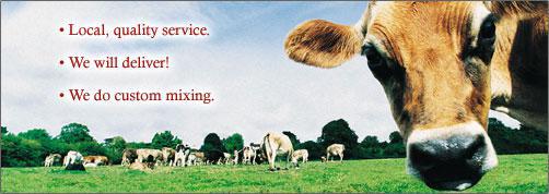 Local, quality service. We will deliver! We do custom mixing.