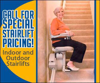 Call for special stairlift pricing on indoor and outdoor stairlifts!