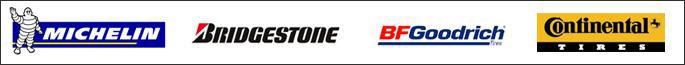 We carry products from Michelin, Bridgestone, BFGoodrich, and Continental Tires.