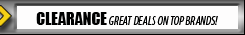 Clearance: Great deals on top brands!