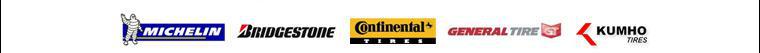 We carry Michelin, Bridgestone, Continental, and General products.