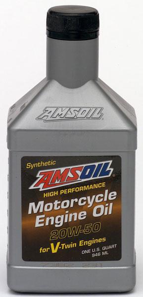 Older Amsoil Synthetic Motorcycle Oil Bottle
